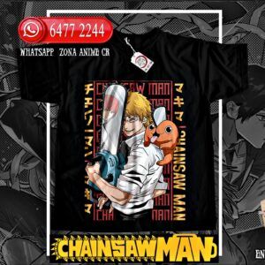 Camisetas Anime Chainsaw Man Colección 1