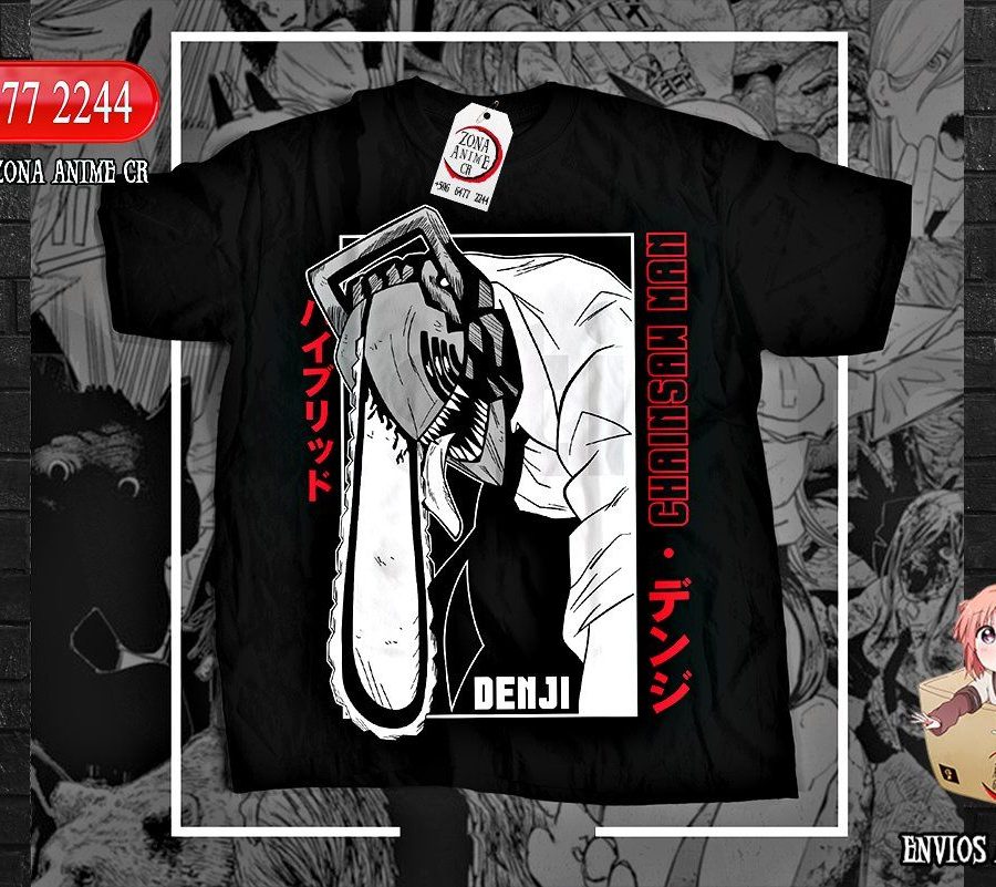 Camisetas Anime Chainsaw Man Colección 4